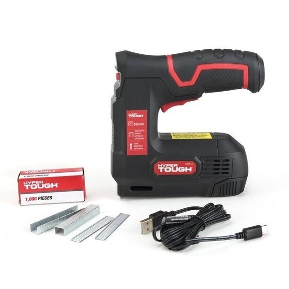HYPER Tough Other Hyper Tough 4volt Rechargeable Cordless Staple Gun Includes 50 Staples